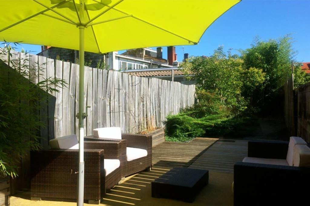 Maison Spacieuse Avec Jardin Et Garage Bordéus Exterior foto